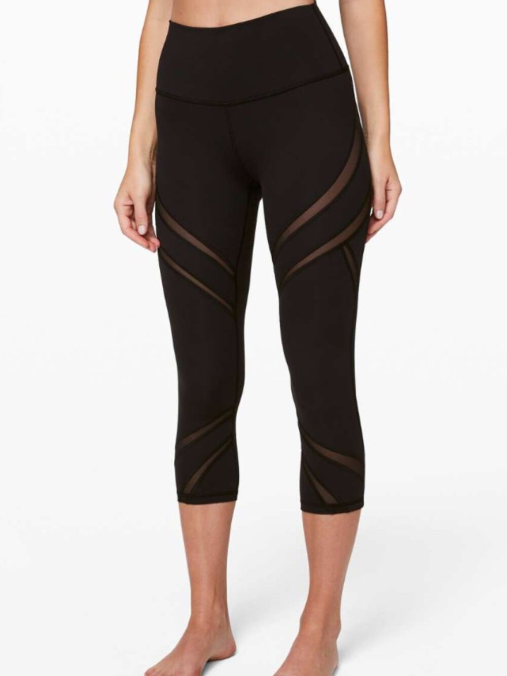 lululemon athletica Black Wunder Under Leggings size 8